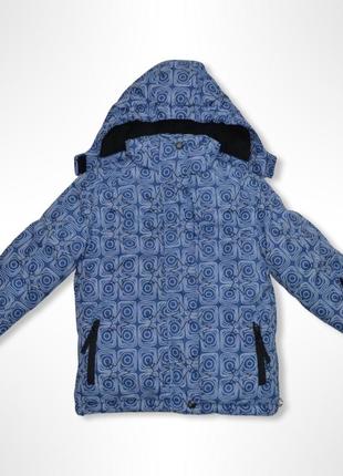 Зимняя куртка для девочки синяя (quadrifoglio, польша)1 фото