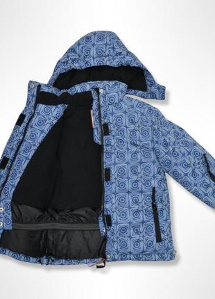 Зимняя куртка для девочки синяя (quadrifoglio, польша)5 фото