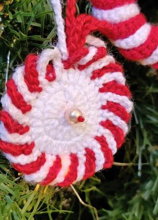 Новорічні іграшки на ялинку, набір прикрас на різдво