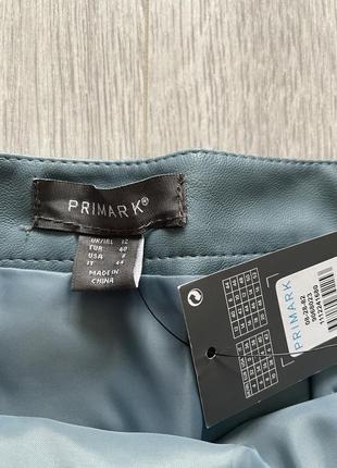 Крутая под кожу юбка юбка primark размер с-м2 фото