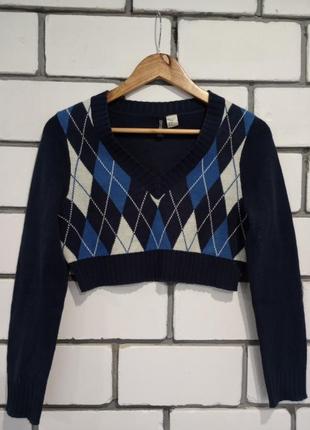 Светрик топ в ромбах