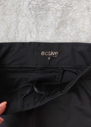Чорні спортивні штани легінси спорт на флісі утеплені змійками знизу замочками кишенею6 фото