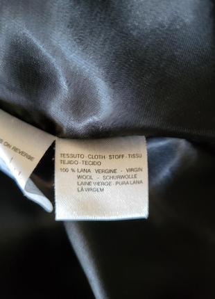 Пальто 100% шерсть шерстяное темно серое max mara оригинал7 фото