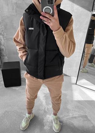 Топовая жилетка + экопух60 водоотталкивающая плащевка