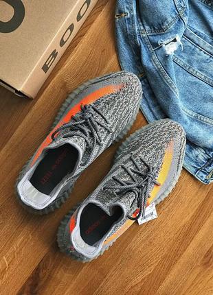 Стильні кросівки adidas yeezy boost 350 v2 beluga (адідас ізі буст 350)4 фото