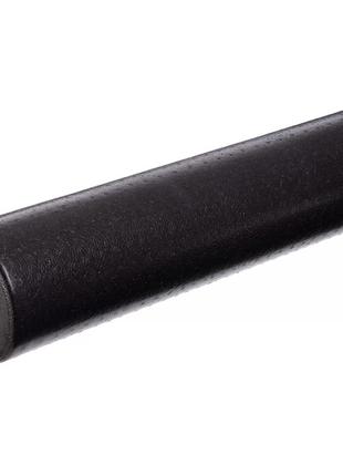 Масажний ролик (роллер) гладкий u-powex epp foam roller (90*15cm) black