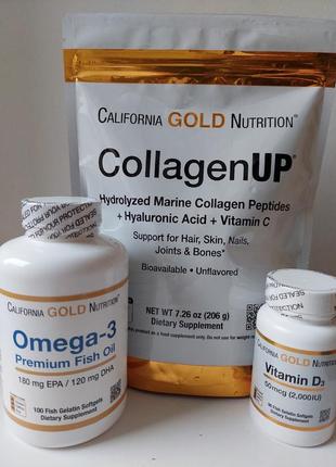 California gold nutrition. collagenup+d3+omega-31 фото