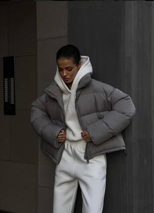 Женская осенняя зимняя короткая куртка,женская зимняя короткая куртка осенняя баллоновая, осанка короткая куртка