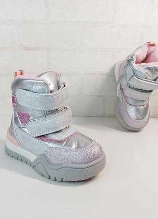 Детские зимние ботинки сапоги для девочки2 фото