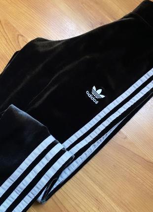 Велюровые лосины adidas1 фото