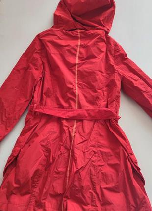Zara яркая  плащ куртка капюшон /4598/7 фото