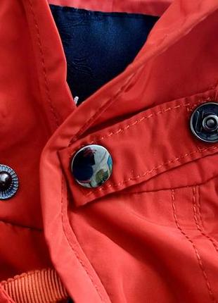 Zara яркая  плащ куртка капюшон /4598/5 фото