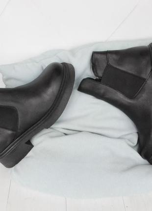 Демисезонные кожаные ботинки, челси 37, 38 размера1 фото