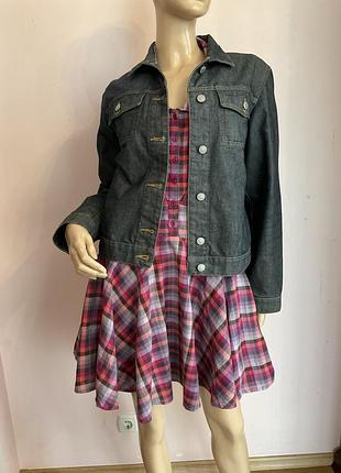 Фирменная джинсовая курточка/ m/brend Diesel Kids Drylli polo-collar dress