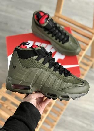 Кроссовки nike air max 95 sneakerboot "khaki"1 фото