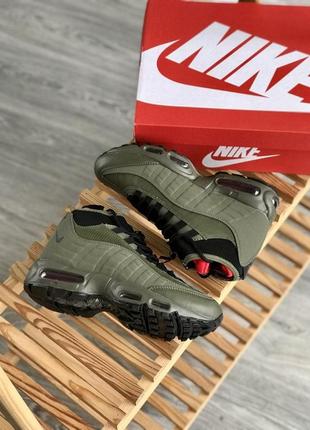 Кроссовки nike air max 95 sneakerboot "khaki"9 фото