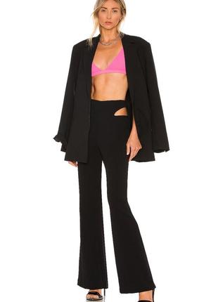 Штаны брюки турция 🇹🇷 женские клёш черные стильные трендовая модель высокая талия классные нарядные