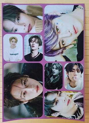 Стикерпак а4 лі ноу lee know (lee minho) stray kids 4175