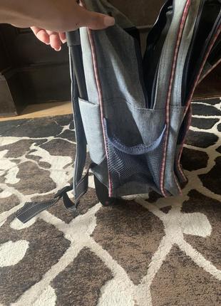 Рюкзак чемодан на колесах джинсовый девчачий портфель для девочки брендовый zara8 фото