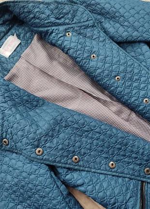 Осіння куртка / синя куртка / жакет-куртка4 фото