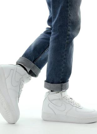 Зимние женские кроссовки nike air force 1 winter white (мех) 36-37-38-38.5-416 фото