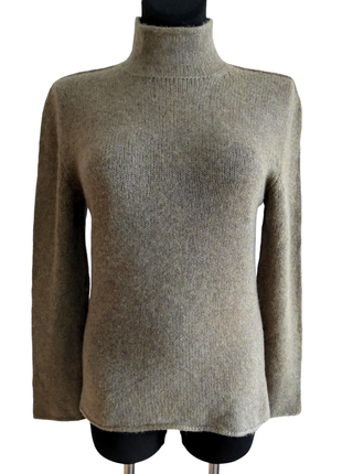 Интересный теплый свитера цвета taupe из 💯 кашемира!2 фото