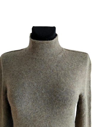 Интересный теплый свитера цвета taupe из 💯 кашемира!4 фото