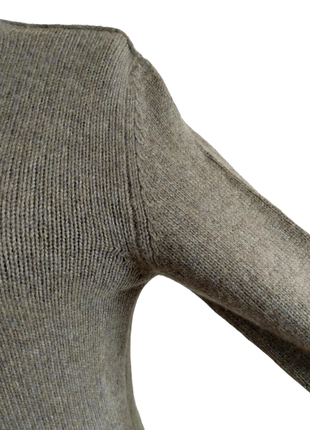 Интересный теплый свитера цвета taupe из 💯 кашемира!5 фото