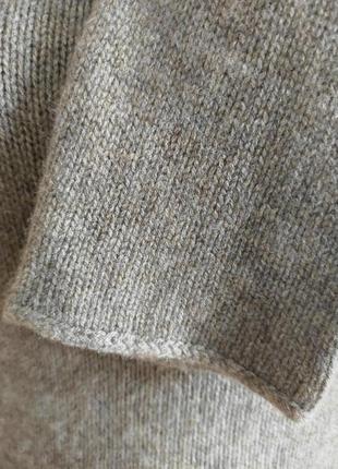 Интересный теплый свитера цвета taupe из 💯 кашемира!9 фото