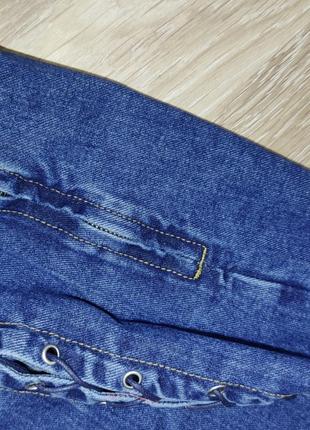 Трендовые джинсы шнуровки misspap4 фото