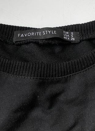 Свитшот кофта с вырезом 3