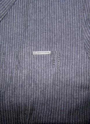 Стильный мужской котоновый пиджак silver creek р.м8 фото
