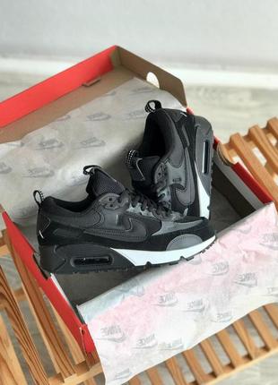 Кроссовки nike air max 90 black (найк аир макс 90)