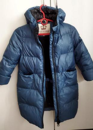 Зимняя куртка, пальто 6-8 лет3 фото