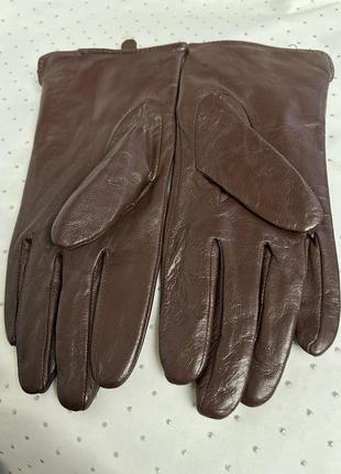 Перчатки кожа