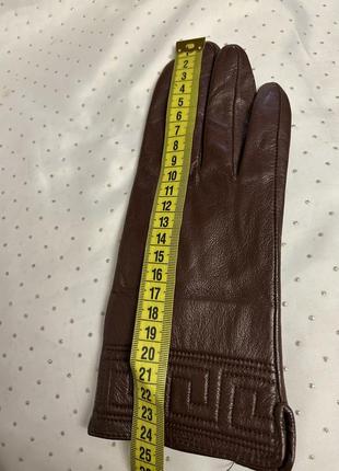 Перчатки кожа