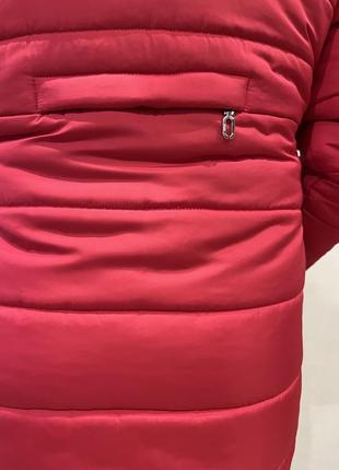 Зимняя женская куртка на синтепоне, с мехом, 50 размер4 фото