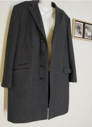 Шерстяное мужское пальто3 фото