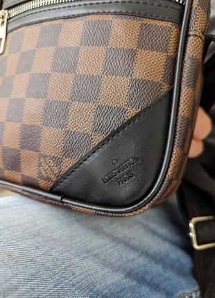 Сумка мужская louis vuitton мессенджер на плечо мужская сумочка4 фото