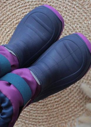 Класні зимові гумові чобітки сноубутси 26 р5 фото
