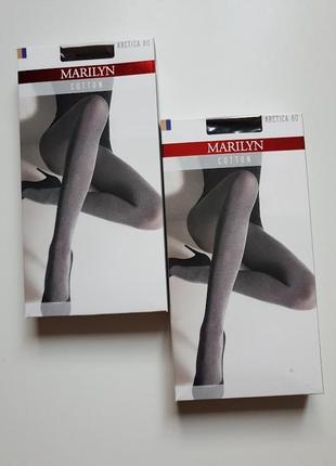 Жіночі бавовняні колготки 80 ден marilyn