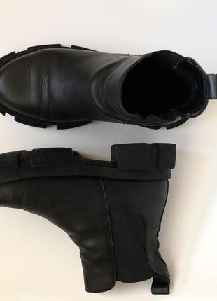 Челси, ботинки черные кожаные2 фото