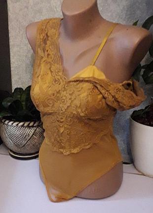 Боди кружевной