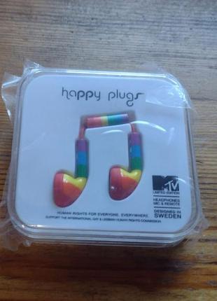 Happy plugs випускає райдужні навушники в співпраці з mtv на підтримку прав людини