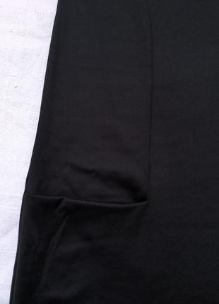 Чорна сукня прямого крою4 фото