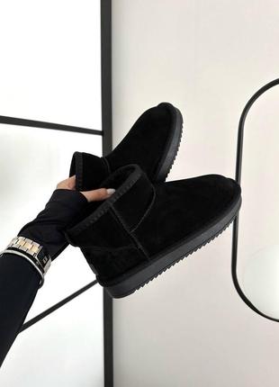 Pantofi UGG T Classic II 1017703T Frsn black suede