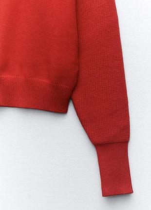 Трикотажный свитер женский zara4 фото