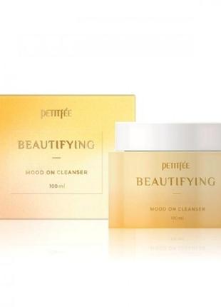 Очищующий бальзам для обличчя з олією камелії petitfee beautifying mood on cleanser 100 мл