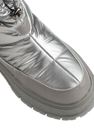 Черевики жіночі зимові сріблясті 1797ц