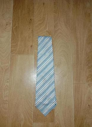 Галстук мужской шёлковый в полоску g.faricetti
